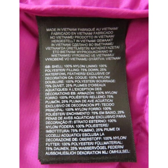 The North Face Women’s Minoqua Down Insulated Puffer Jacket MULBERRY PINK XS NWT - Picture 6 of 7